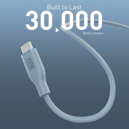 سلك JODA سيليكون تايب سي الى تايب سي بقوة 60 واط ب...