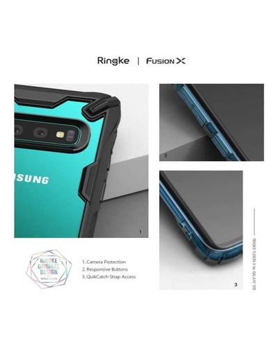 ringke cover سامسونج جالكسي اس 10 - اسود