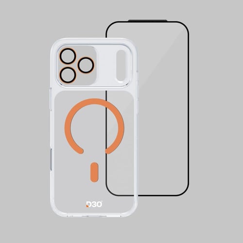 بكج Armorpro D30 ثلاثة في واحد ( كفر حماية شفاف ما...