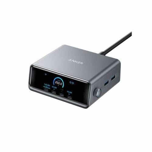 منصة شحن انكر برايم بقوة 250 واط مع شاشة عرض وتحكم...