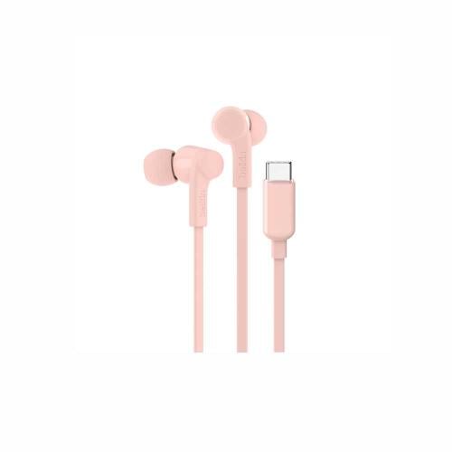 سماعة أذن بيلكن سلكية بمنفذ USB-C - وردي