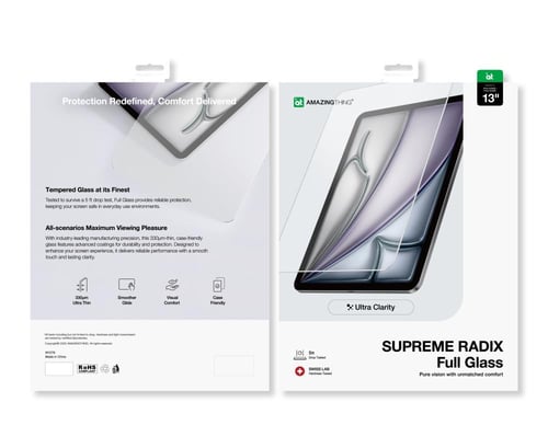 ستيكر زجاجي AmazingThing للايباد اير 13 (M3)