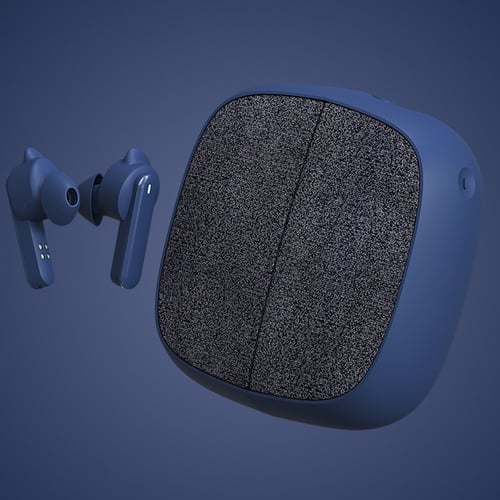 سبيكر وسماعه اذن امباو - ازرق