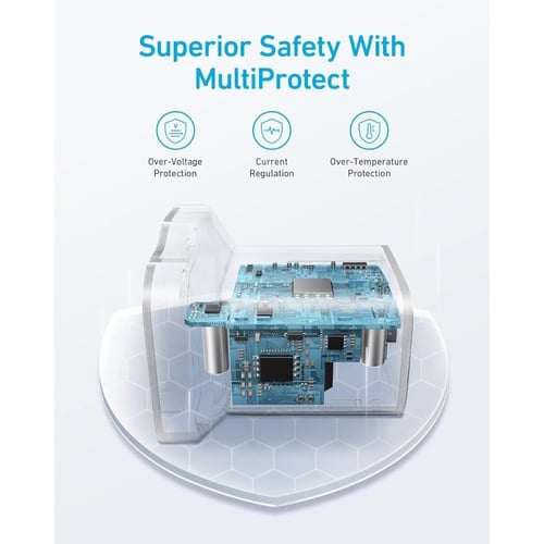 شاحن جداري انكر 312 بقوة 30 واط بمنفذ تايب سي - اس...