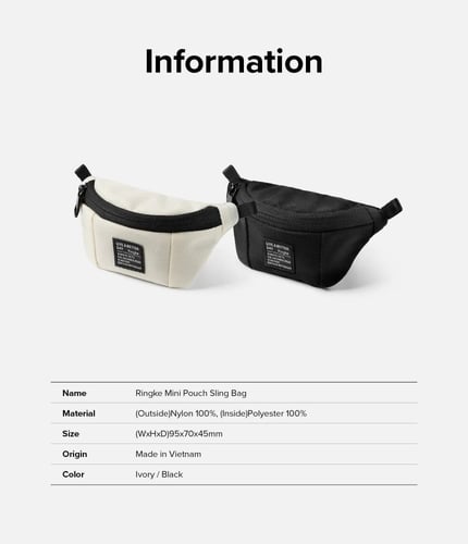 شنطة صغيرة رينكي عاجي