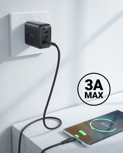 سلك AceFast تايب سي الى يو اس بي بطول 1.2 متر - اس...