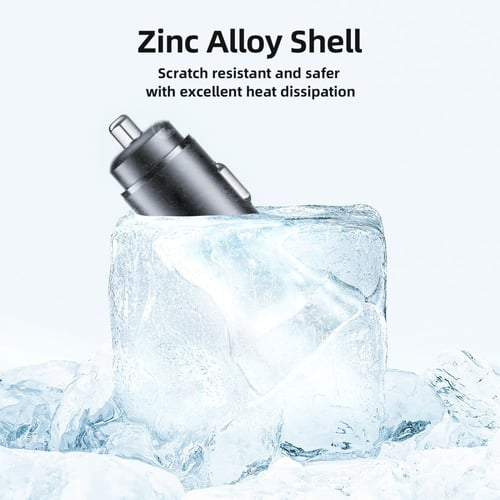 شاحن سيارة ا AceFast B2 بقوة 72 واط منفذين تايب سي...