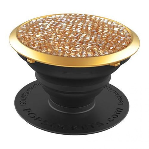 بوب سوكيت مسكة جوال سوارفيسكي كريستال ذهبي