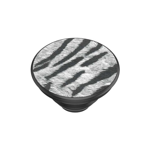 مسكة جوال بوب سوكيت جريب - ابيض واسود