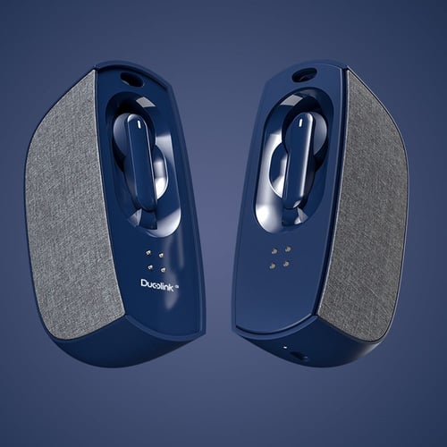 سبيكر وسماعه اذن امباو - ازرق