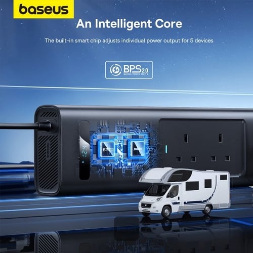 توصيلة سيارة بيسوس بقوة 300 واط و 220 فولت عبر الو...