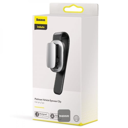 مشبك نظارة بلاتينيوم بيسوس للسيارة - فضي