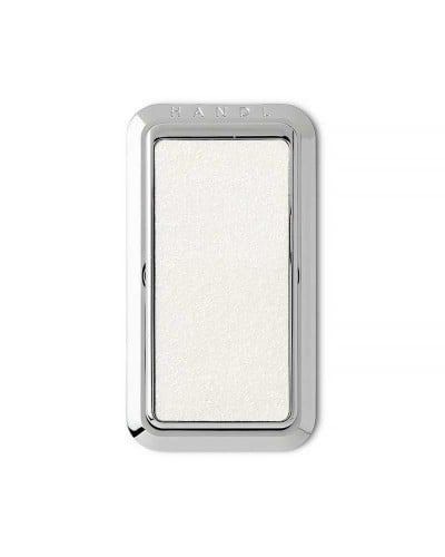 مسكة جوال هاندل لامعه - أبيض