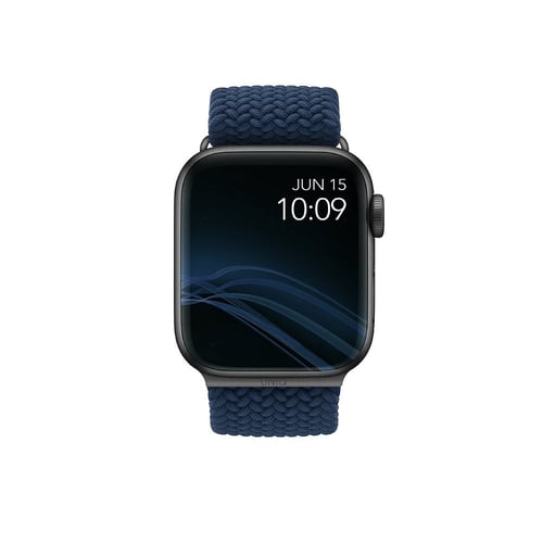 يونيك اسبين سوار قماشي لساعة ابل 42/44مم - ازرق غا...