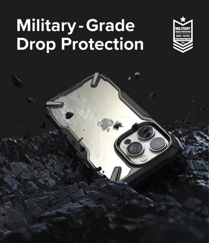 كفر رينكي فيوجن ايفون 14 برو اطراف اسود