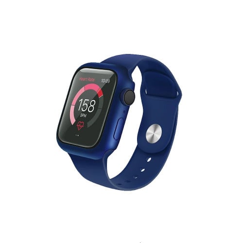 كفر وحامي شاشه يونيك لساعه ابل 40 مم - ازرق