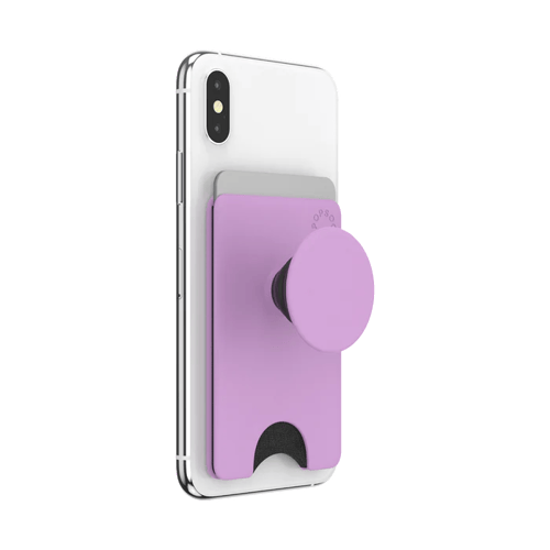 محفظة مع مسكة جوال بوب سوكيت بنفسجي