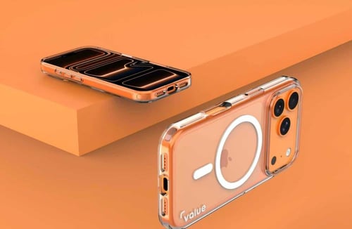 كفر حماية ايفون 17 برو فاليو ماج سيف - شفاف