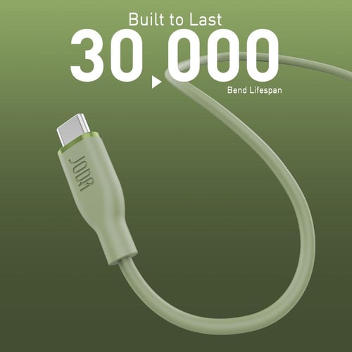 سلك JODA سيليكون تايب سي الى تايب سي بقوة 60 واط ب...