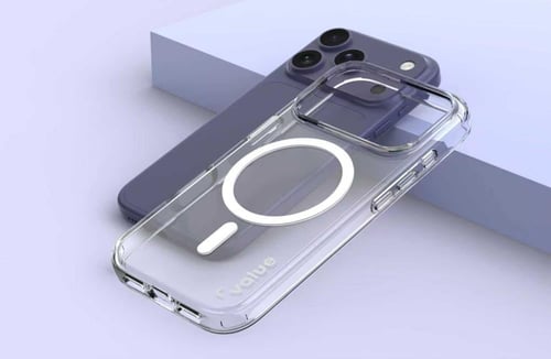كفر حماية ايفون 17 برو فاليو ماج سيف - شفاف