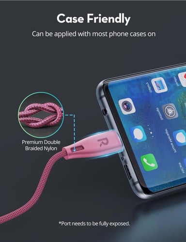 سلك راف باور تايب سي الى تايب سي نايلون بقوة 60 وا...