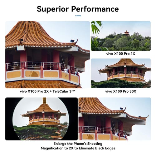 عدسة تلسكوب أبيكسل HD 30X مع حامل ثلاثي القوائم قا...