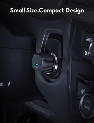 شاحن سيارة راف باور بقوة 20 واط بمنفذ تايب سي - اس...