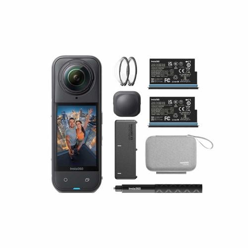 كاميرا Insta360 X5 حزمة Essentials كاميرا 360° بدق...