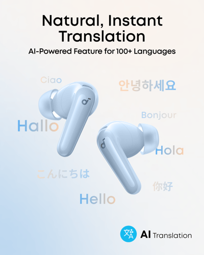 سماعة اذن ساوندكور R60I NC بلوتوث - ازرق