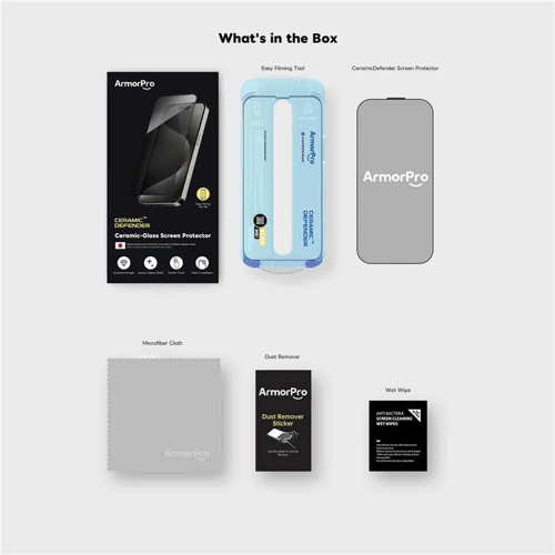 حماية شاشة ArmorPro سيراميك ديفندر خصوصية للايفون...