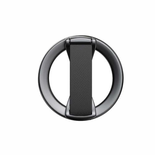 مسكة وستاند جوال دريب مغناطيسي - اسود