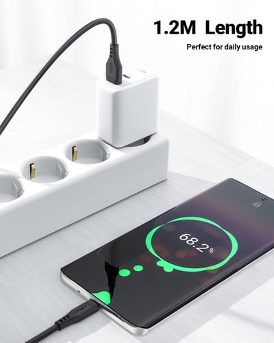 سلك AceFast تايب سي الى يو اس بي بطول 1.2 متر - اس...