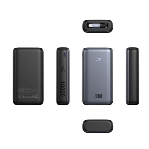 بطارية متنقلة JODA بسعة 10000 ملي امبير بقوة 35 وا...