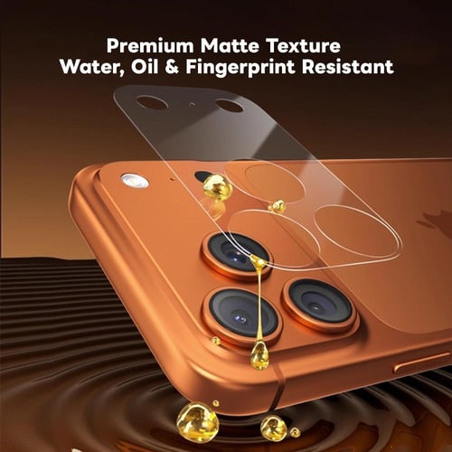 حماية عدسات ايفون 17 برو ماكس ArmorPro شفافة مقاوم...