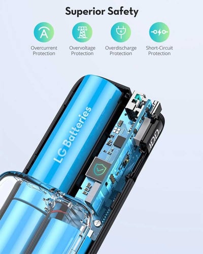 بطارية راف باور بايونير بسعة 15,000 ملي امبير وتقن...