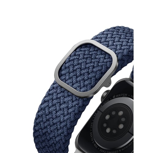 يونيك اسبين سوار قماشي لساعة ابل 42/44مم - ازرق غا...