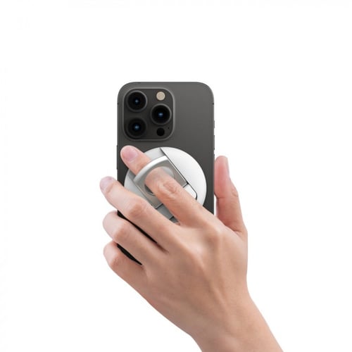 مسكة جوال ماج سيف بيلكن مع ستاند للماك بوك - ابيض