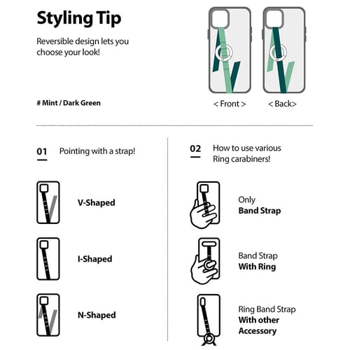 مشبك حزام رينكي مع خاتم للجوال تيكيت اصفر