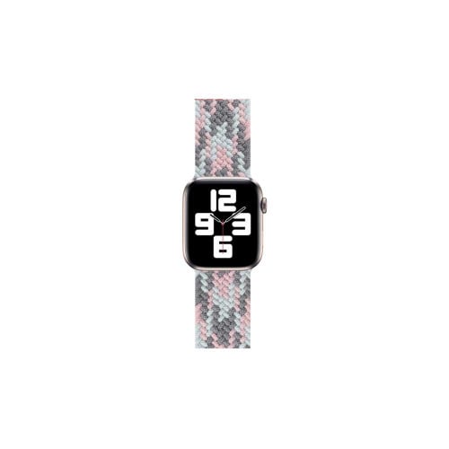 سير قماش ساعة ابل وي وو - رصاصي ووردي وسماوي