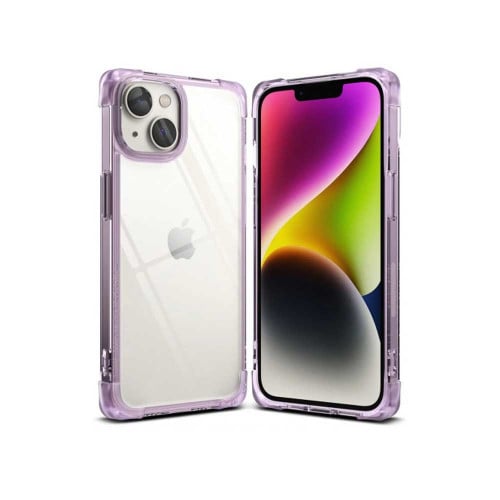 كفر رينكي فيوجن بمبر ايفون 14 - بنفسجي شفاف