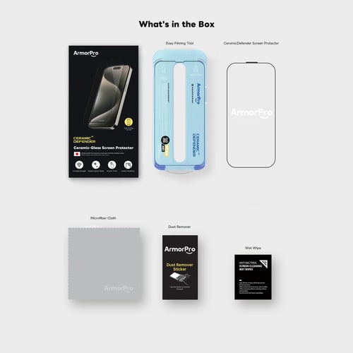 حماية شاشة ArmorPro سيراميك ديفندر اتش دي للايفون...