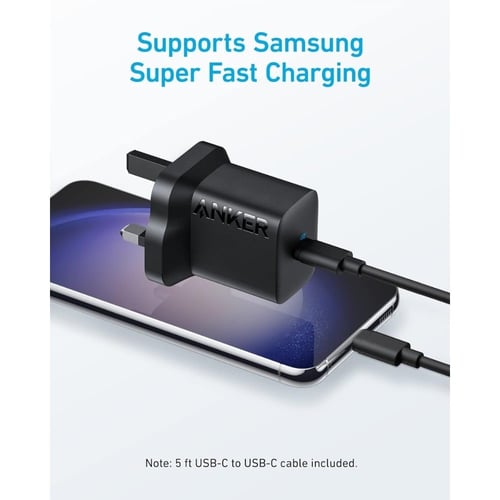 شاحن جداري انكر 312 بقوة 30 واط بمنفذ تايب سي - اس...