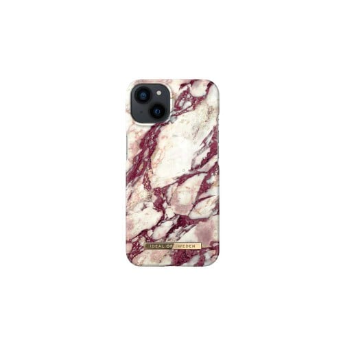 كفر اي ديل اوف سويدن ايفون 13 رخامي - عنابي وذهبي