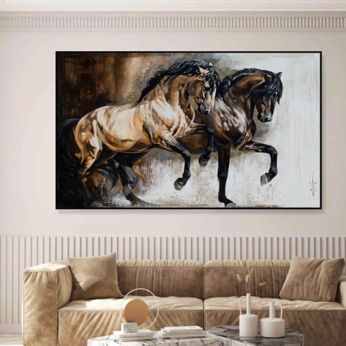 لوحة خيل CANVA121