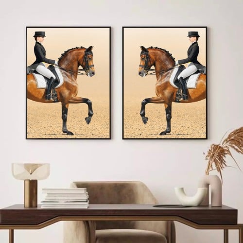 لوحة خيل CANVA139