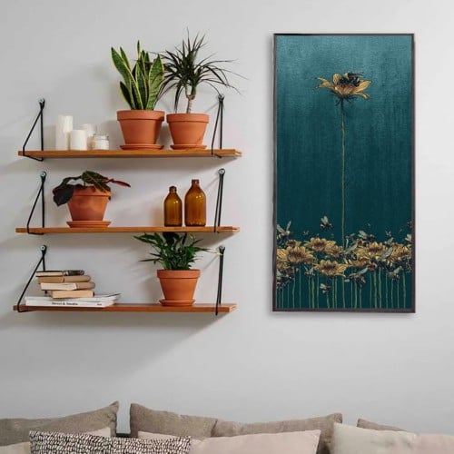 لوحة ورد قماشية. CANVA212