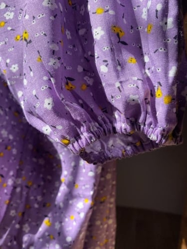 شرشف صلاة بنفسجي سحاب بطرحه متصله