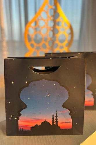 شرشف صلاة سحاب بطرحة متصلة