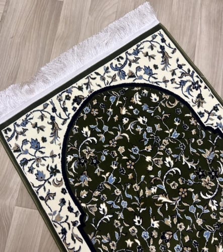 سجادة صلاة فاخرة اخضر