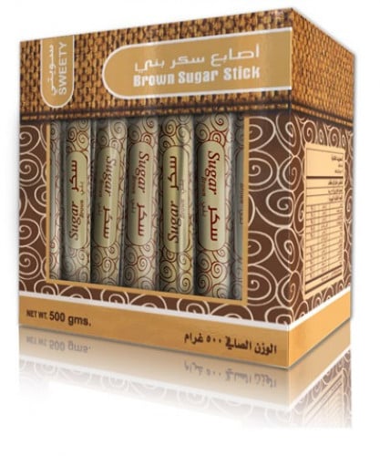 سكر اصابع بني